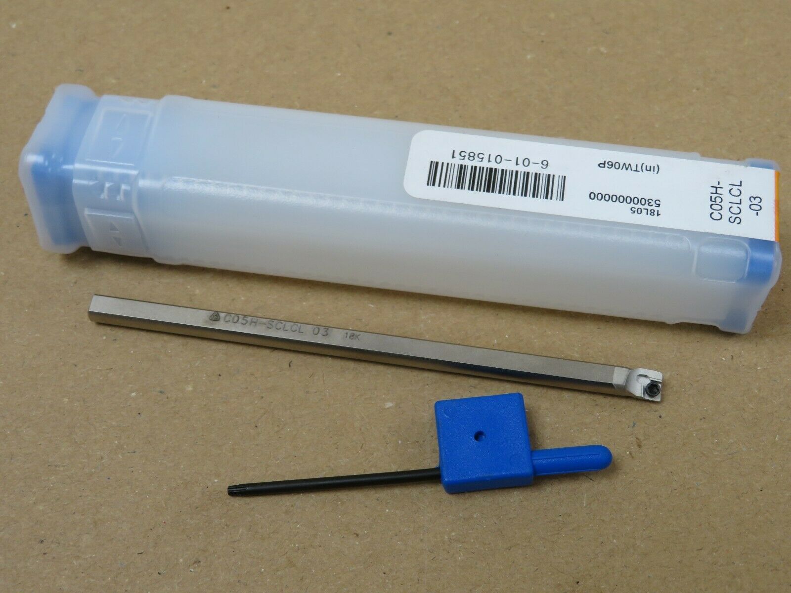 Korloy C05HSCLCL03 Carbide Shank Compact Mini Boring Bar for CCET03 R